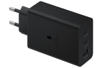 CARGADOR TRIO SAMSUNG 2XUSB-C 1XUSB-A 65W NEGRO SIN CABLE EP-T6530NBEGEU