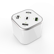 AISENS CARGADOR 48W 5 PUERTOS 3xUSB-A 1xUSB-C 1xUSB QC3.0 BLANCO