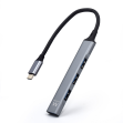 HUB EWENT USB 3.2 GEN 1 USB-C 1 PUERTO USB 3.2 GEN1 + 3 PUERTOS USB 2.0