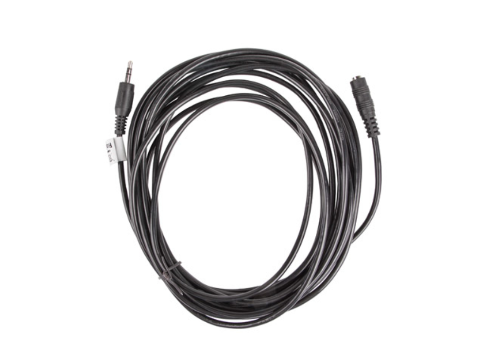 Cable de audio estereo jack 3.5 macho-macho 5 M Negro