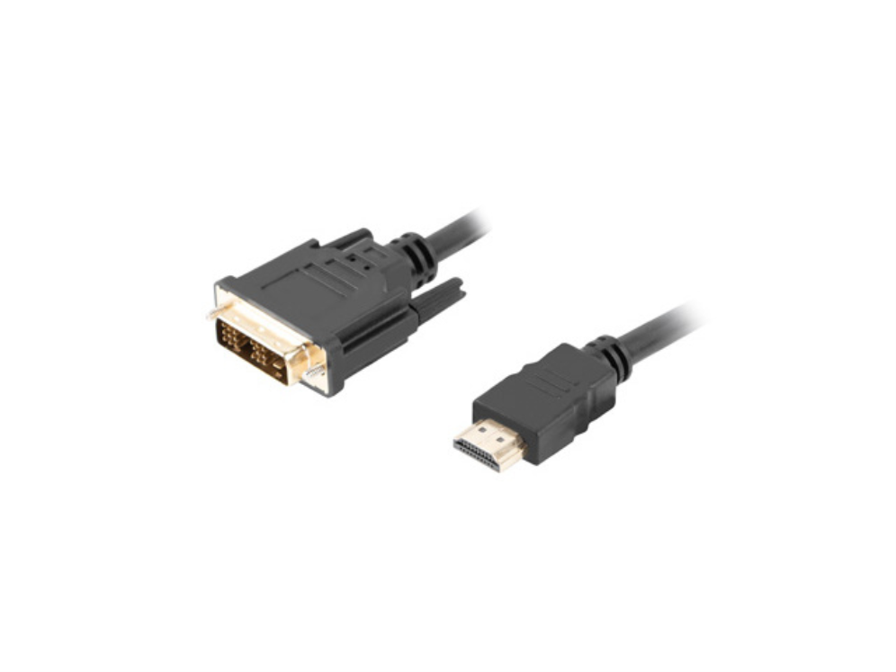 Cable HDMI a DVI 3m - DVI-D Macho - HDMI Macho - Adaptador - Negro