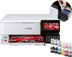 IMPRESORA EPSON MULTIFUNCION ECOTANK ET-8500 INYECCION COLOR DUPLEX BLANCA