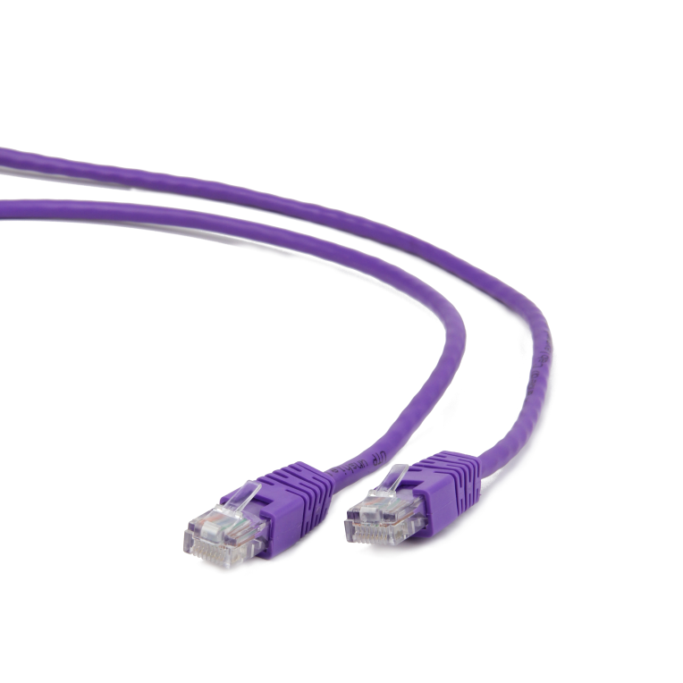 Câble Jack/Jack M/M plat 1.50m - violet 3.5mm - WE