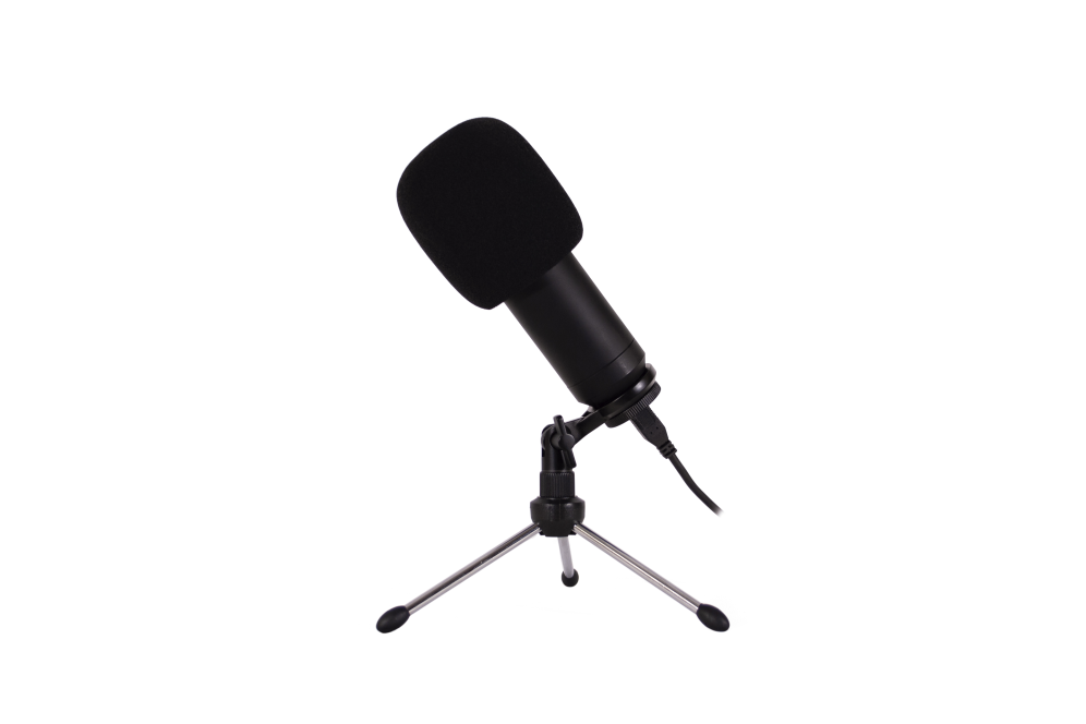 Micrófono para PC Radioshack Skorpius, conexión usb, omnidireccional, 50Hz  - 16kHz, luces led - Coolbox